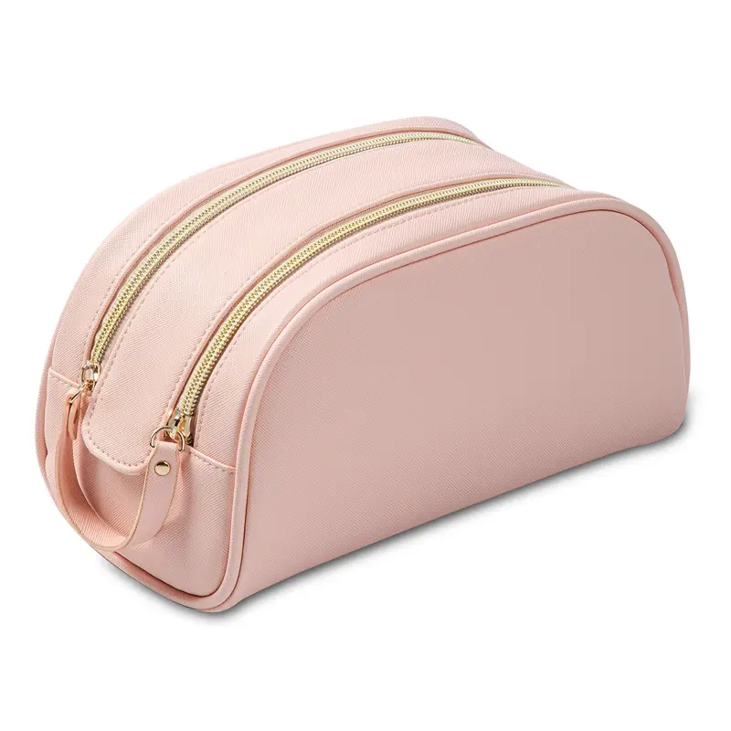 2024 New Arrive PU Leather Makeup Bag Large Capacity Cosmetic Organizer Waterproof Portable Pouch for Women