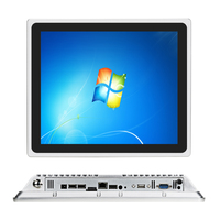 LGS Moniteur à écran tactile de 17 pouces PC industriel robuste avec ordinateurs écrans, panneau d'affichage à écran tactile PC Windows