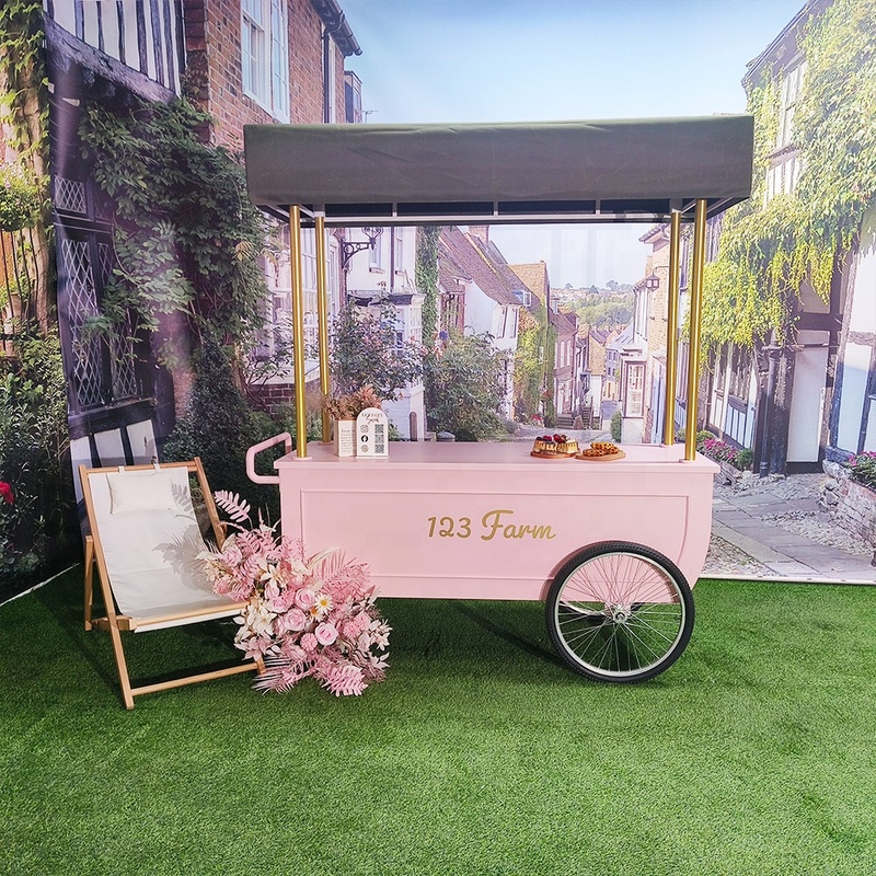 Custom Foldable Candy Cart Mobile Collapsible