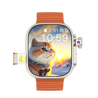 Nouvelle Montre Connectée K21 2026 de Haute Qualité avec Écran AMOLED, Appareil Photo Flip 200W Pixels, Carte SIM 4G - Prix de Gros