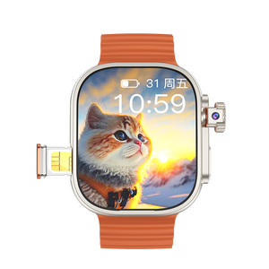 Nuevo Reloj Inteligente K21 2026 de Alta Calidad con Pantalla AMOLED, Cámara Flip de 200W Píxeles, Ranura para Tarjeta SIM 4G, Precio al por Mayor - Product Image 1