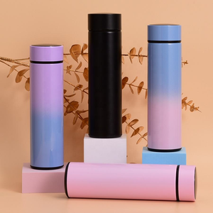 डिजिटल स्मार्ट नेतृत्व वाली पानी की बोतल स्टेनलेस स्टील वैक्यूम इनसुलेटेड तापमान फ्लैस्क डिस्प्ले टंबलर के साथ - Product Image 4