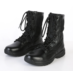 Botas de Cuero Negras TST08 Tallas 36-46, Ligeras, Duraderas, Tácticas, de Combate - Product Image 3