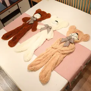 सर्वश्रेष्ठ विक्रेता विभिन्न आकार आलीशान खिलौना पशु Unstuffed पशु टेडी भालू त्वचा भरने के बिना सस्ते भालू