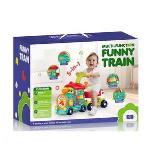 Marche-bébé Montessori pour tout-petits - Jouet sensoriel d'apprentissage précoce pour bébés avec engrenage rotatif et lance-roquettes - Product Image 5