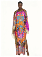 Robe africaine musulmane pour femmes, grande taille, été, décontractée, imprimée, avec strass, longue, en rayonne, boubou avec écharpe, kaftans, bubu