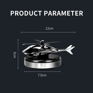 Ambientador Metálico Solar para Coche con Estilo Moderno, Soporte para Perfume y Aceites Esenciales, Aroma Natural, Ambientador para Avión - Product Image 2