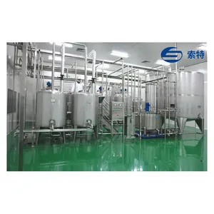 High Efficiency Carbonated Drinks Beverage Complete Production Line Beverage Manufacturing Production Line
