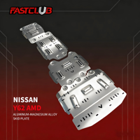 Plaque de protection de châssis antidérapante en alliage d'aluminium résistant à l'usure FASTCULB pour Nissan PATROL Y62 AMD 8mm/5mm, trou d'origine