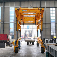 Porte-conteneurs mobile sur mesure avec portée réglable 20-50 tonnes