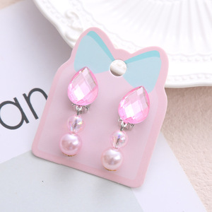 Joyería para niños, venta al por mayor, precio de fábrica, accesorios para niños para niñas, bonitos pendientes con Clip para niños - Product Image 5