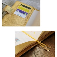 Chine usine personnalisé journal de voyage en cuir couverture couverture de livre en cuir hobonichi