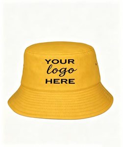 Chapeau Bob Personnalisé avec Logo, Casquette de Pêcheur Couleur Unie, Chapeau de Soleil Imprimé Personnalisé à Large Bord, Vente en Gros, Unisexe, pour l'Extérieur - Product Image 1
