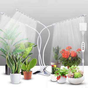 Lampe horticole de croissance LED, 3 têtes réglables, minuterie/connexion usb, spectre complet, intensité variable, éclairage pour culture de plantes, pour l'intérieur et l'extérieur - Product Image 3