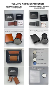 Kit di Affilatura Manuale Magnetico per Coltelli, <span class=keywords><strong>Affilacoltelli</strong></span> a Rullo con Diamante, Affilatore <span class=keywords><strong>Professionale</strong></span> per Coltelli - Product Image 6