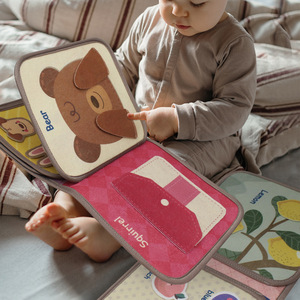 Nourrissons Sensoriels Tout-petits Voyage Jouet Activités 3d <span class=keywords><strong>Livre</strong></span> Occupé Enfants Montessori Cognitif Texturé Jouets Calme Doux <span class=keywords><strong>Bébé</strong></span> Tissu Livres - Product Image 4