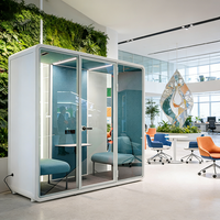 Cabine insonorisée, pod acoustique de bureau, salle de réunion silencieuse, cabine anti-bruit pour espace de travail ouvert