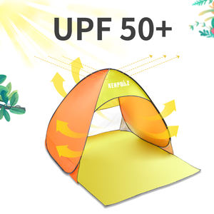 Tente de plage Kenquaz type extensible, une chambre, abri solaire, protection UV UPF 50+, pour 1-2 personnes, portable, installation facile - Product Image 2