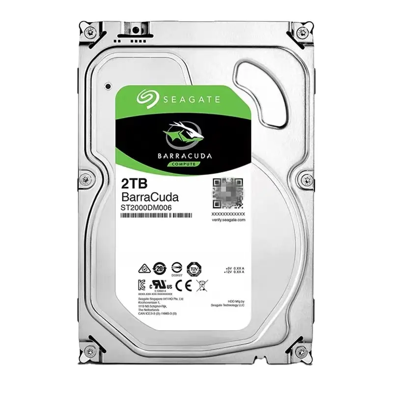 Disco rígido interno 2TB HDD 3,5 polegadas SATA 6 Gb/s 7200 RPM 64MB ST2000DM006 ST2000DM008