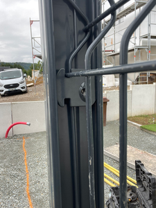 Clôtures de jardin en métal industriel <span class=keywords><strong>Mrt</strong></span> certifiées CE galvanisées et revêtues par poudre anti-escalade, clôtures de sécurité pour cour à bas prix - Product Image 2