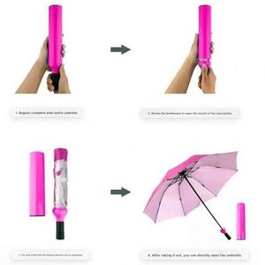 Paraguas Plegable Compacto de 3 Secciones, Resistente al Viento, con Logotipo Personalizado, para Protección Solar y contra la Lluvia, al por Mayor, Económico, para Publicidad - Product Image 2