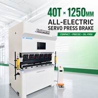 Presse plieuse électrique à double servo de 40 tonnes et 1250 mm, machine de pliage CNC compacte pour la fabrication de tôles