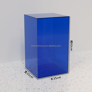 Présentoir en acrylique, décorations de <span class=keywords><strong>mariage</strong></span> cuboïde, ensemble de table à dessert avec remise Favorable - Product Image 6