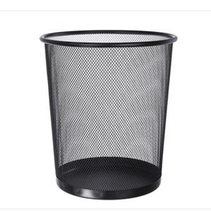 Commercio all'ingrosso nero argento rete metallica bidone della <span class=keywords><strong>spazzatura</strong></span> aperto cesto di stoccaggio per casa ufficio cucina casa ufficio pattumiera <span class=keywords><strong>spazzatura</strong></span> <span class=keywords><strong>spazzatura</strong></span> - Product Image 3