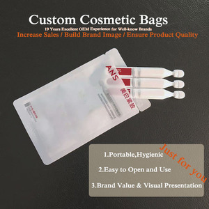 Tùy chỉnh bao bì cho viên nang huyết thanh sử dụng một lần tùy chỉnh nhựa 3 bên con dấu sử dụng một lần - Product Image 6