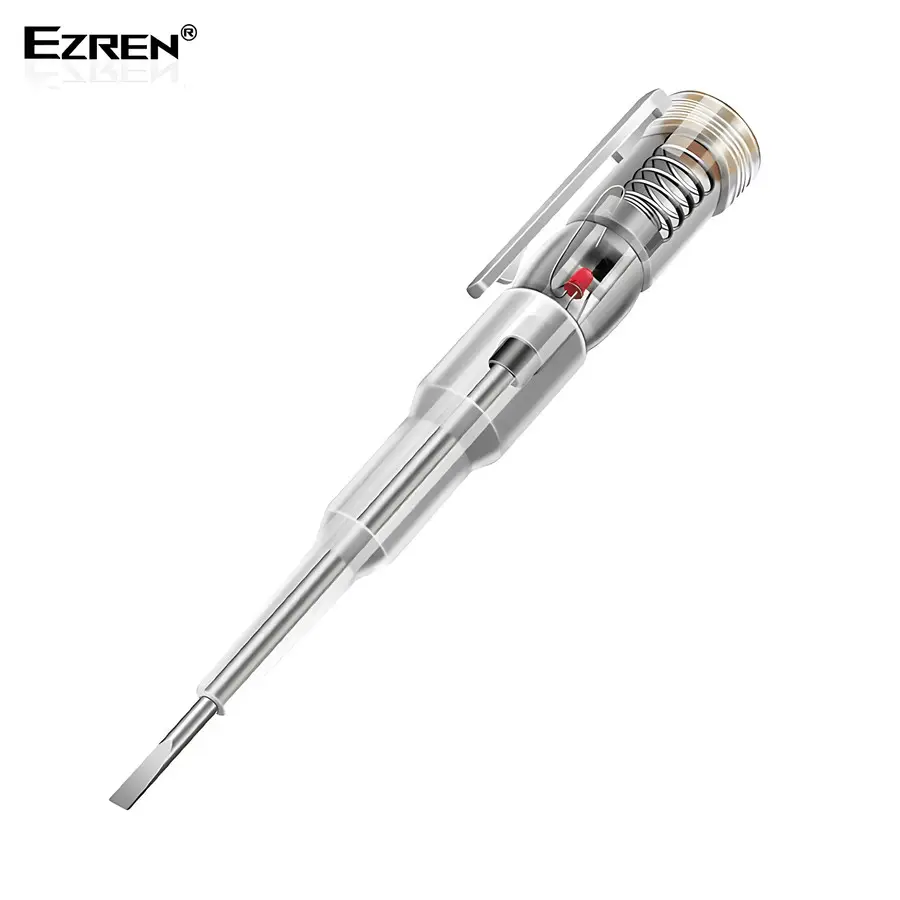 Ezren EZ-B09 Ac/Dc Kunststof Geïnduceerde Elektrische Schroevendraaier Sonde Met Indicator Lichtspanning Meter Sensor Pen Detector Tester Tool