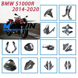 Accesorios de Modificación para Motocicleta BMW <span class=keywords><strong>S1000R</strong></span> 2014-2020, Juego Completo de Guardabarros de Fibra de Carbono, Brazo Oscilante, Tanque Negro - Product Image 1