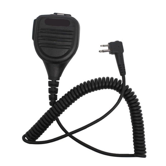 For Universal 2Pin M-Head Shoulder Speaker PTT Mic VHF/UHF IP51/IPX5 LONG RANGE Battery UV-82 BF-888S GP2000 Walkie Talkie