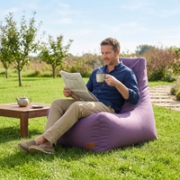 Fauteuil de plage de qualité pour l'intérieur et l'extérieur, pouf sans rembourrage