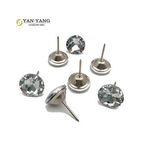 Boutons décoratifs YANYANG pour tête <span class=keywords><strong>de</strong></span> <span class=keywords><strong>lit</strong></span> <span class=keywords><strong>de</strong></span> canapé, meubles muraux, 20 mm, 22 mm, boutons en verre, Botones Tapiceria - Product Image 1