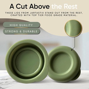 Silicone Thay Thế Mũ Cho 48Mm Đường Kính Chai Tái Sử Dụng Lâu Dài Dễ Dàng Làm Sạch Chai Nắp Cho Chén Trà Đĩa - Product Image 5