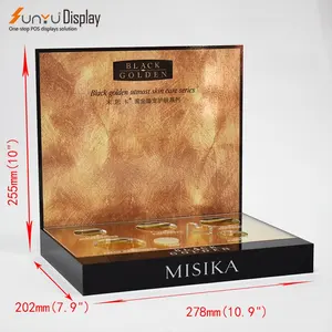 Factory OEM Acrylic Counter Cosmetic Makeup Perfume Beauty Skincare Display Stand Custom Acrylic Display Stand