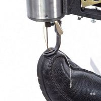 Machine à réparer les chaussures TEBAK, manuelle ou électrique, machine à coudre pour la réparation des chaussures