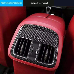 Kit de molduras de fibra de carbono seca para <span class=keywords><strong>Maserati</strong></span> <span class=keywords><strong>Levante</strong></span>, <span class=keywords><strong>Ghibli</strong></span>, Quattroporte - Carcasa de espejo, panel de botones, manija de puerta - Product Image 5