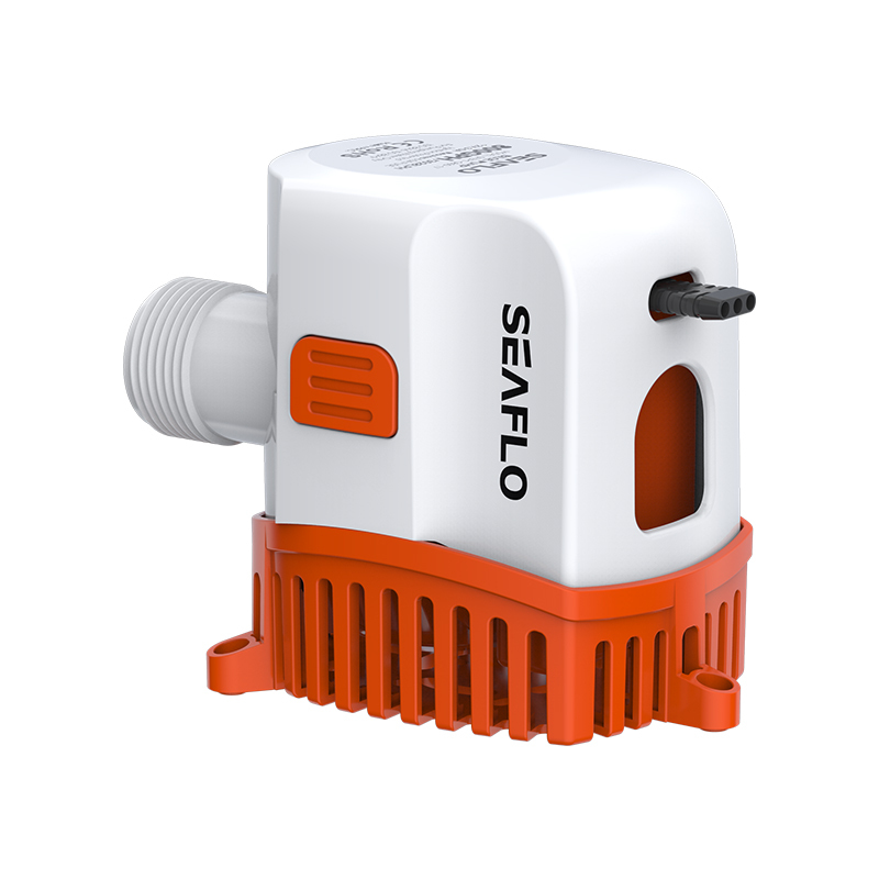 Pompe De Cale Automatique SEAFLO 12V – 1100 GPH, Détection D’eau Toutes Les 2,5 Min, Clapet Anti-retour, Installation Rapide