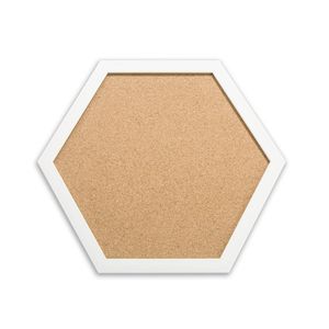 Tablón de anuncios de hoja de <span class=keywords><strong>corcho</strong></span> hexagonal personalizable de fábrica OEM con marco de plástico para fotos de notas papeles marcado tablero de pines de <span class=keywords><strong>corcho</strong></span> de pared - Product Image 4