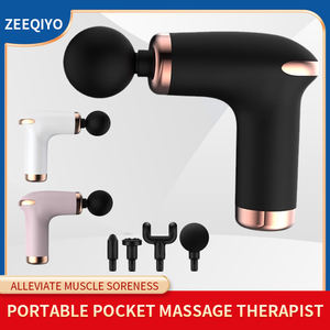Professionele Full Body Cervicale Massage Pistool Handheld Mini Fitness Ontspannen Oplaadbare 3800Rpm Timing Controle Fascia Ontspanning - Product Image 4