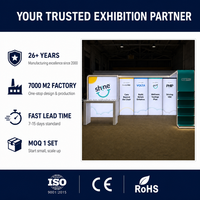 Stand d'exposition lumineux DETIAN, stand lumineux SEG, assemblage rapide, stand modulaire pour salon professionnel, affichage LED, vente en gros, directement de l'usine