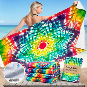 Toalla <span class=keywords><strong>de</strong></span> Playa y Piscina <span class=keywords><strong>de</strong></span> Microfibra Ligera con Diseño Personalizado, Tejido Waffle Reciclado, con Logotipo - Product Image 1