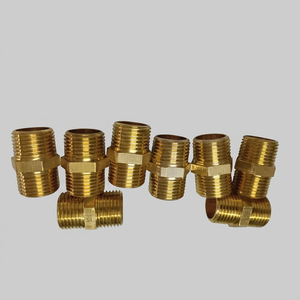 Raccord hexagonal femelle en laiton forgé à double filetage pour tuyau basse pression, OEM/ODM - Product Image 6