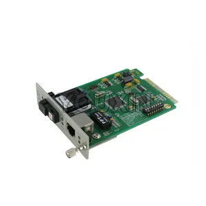 SNMP management single fiber SC connector 1000M media converter card