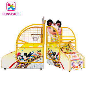 เครื่องเล่นบาสเก็ตบอลมินิมิกกี้เม้าส์ในร่ม Funspace - เกมอาร์เคดหยอดเหรียญ<span class=keywords><strong>ส</strong></span>ำหรับเด็ก พร้อมการรับประกัน 1 ปี - Product Image 5