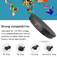 Présentoir de 42cm avec base rotative à 360 degrés Supports de produits de magasin Présentoir de plateau tournant télécommandé