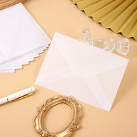 Cartes de visite Huicai en vélin blanc, papier sulfurisé transparent personnalisé pour cartes de vœux et invitations