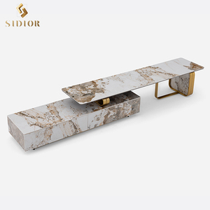 Meuble de salon en marbre, nouveau modèle, meuble <span class=keywords><strong>TV</strong></span> moderne et élégant - Product Image 5