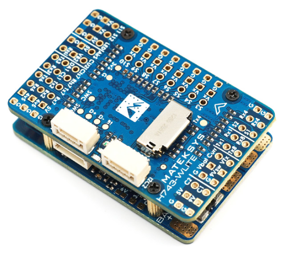 MATEKSYS H743-WLITE Flight Controller 2-6S 13 PWM 8A Servo BEC H743 for Fixed Wing FPV ArduPilot INAV 25x25mm Mount
